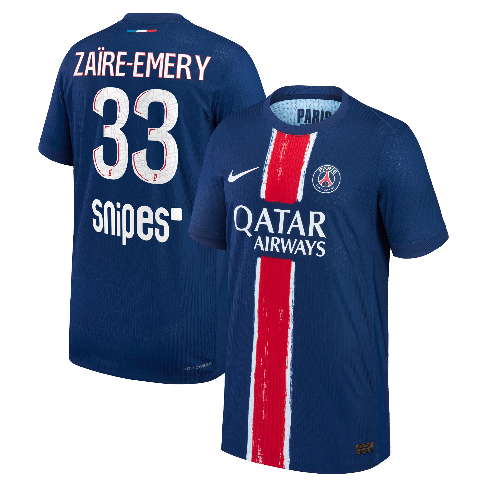 Exklusive psg nike dri-fit adv heimspieltrikot 2024-25 – kinder mit zaire-emery 33-aufdruck Kollektion – Premium Paris Saint Germain Trikots