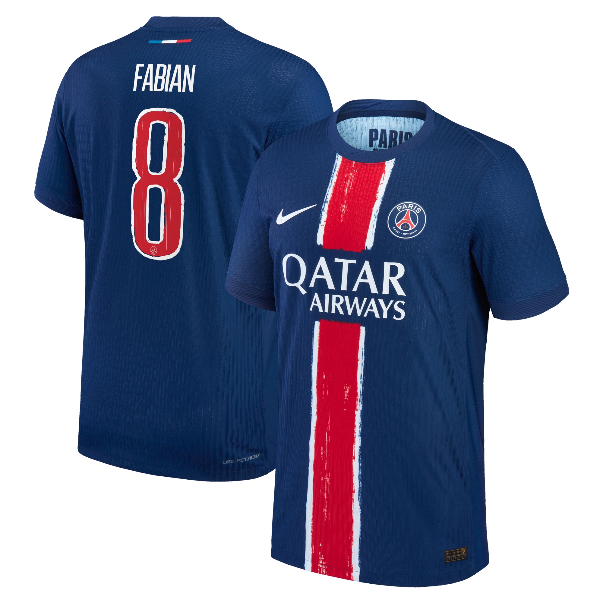 Exklusive psg nike dri-fit adv heimspieltrikot 2024-25 mit cup-aufdruck fabian 8 Kollektion – Premium Paris Saint Germain Trikots