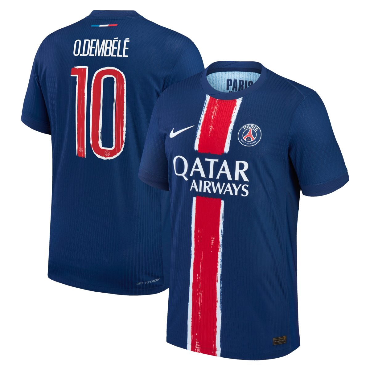 Exklusive psg nike dri-fit adv heimspieltrikot 2024-25 mit cup-aufdruck o.dembele 10 Kollektion – Premium Paris Saint Germain Trikots