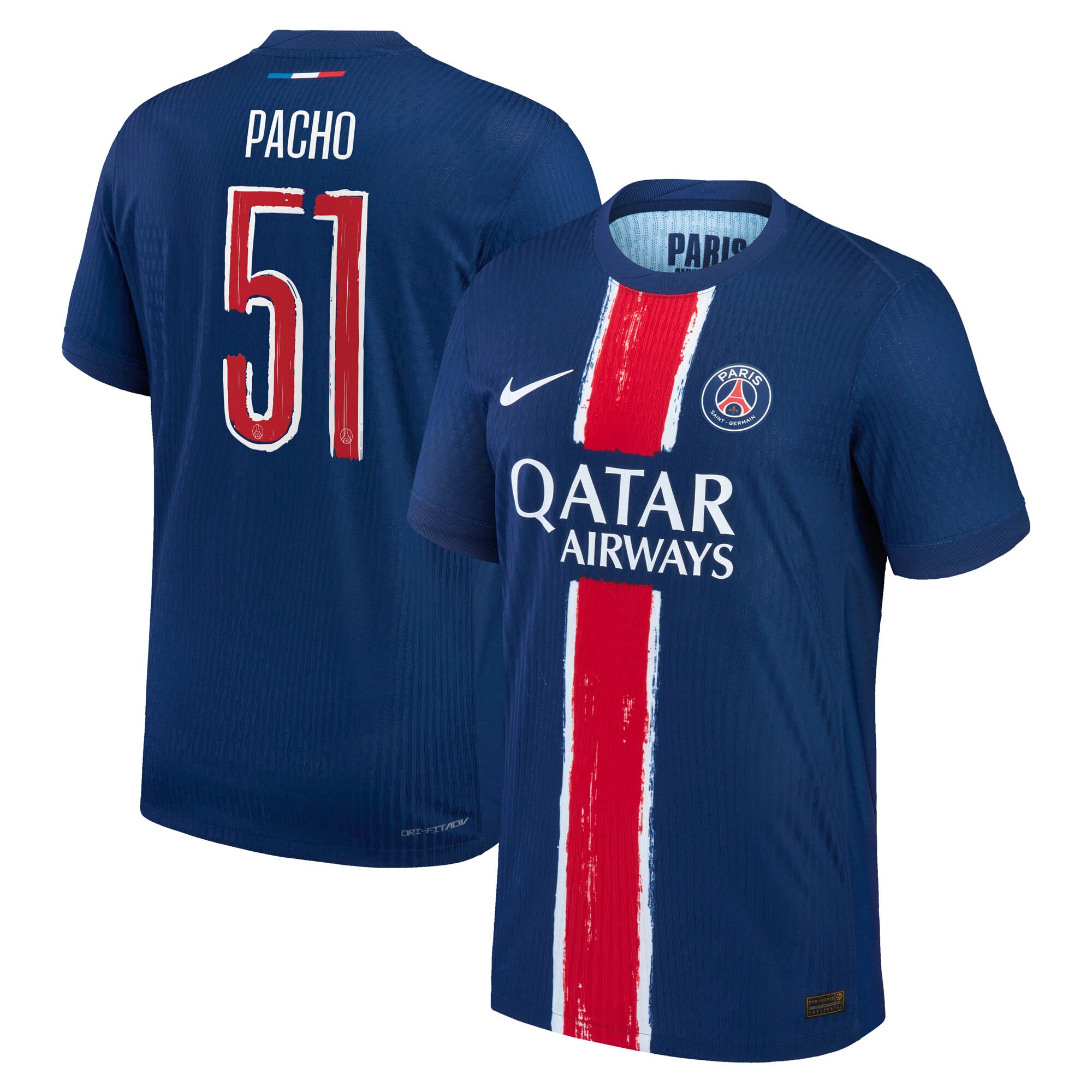 Exklusive psg nike dri-fit adv heimspieltrikot 2024-25 mit cup-aufdruck pacho 51 Kollektion – Premium Paris Saint Germain Trikots