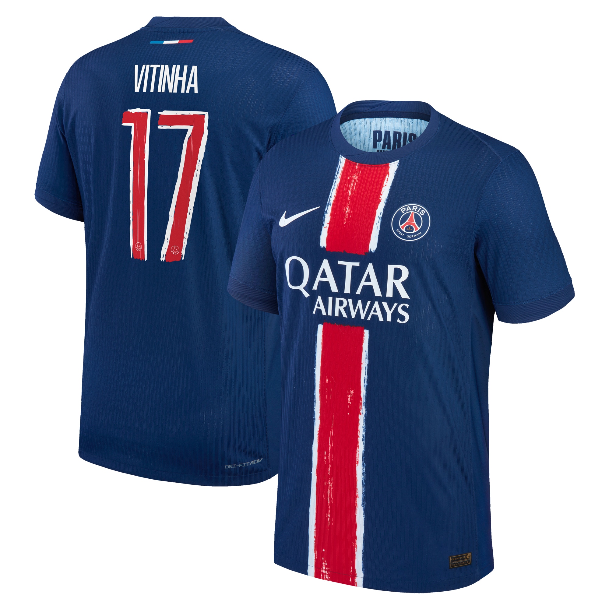 Exklusive psg nike dri-fit adv heimspieltrikot 2024-25 mit cup-aufdruck vitinha 17 Kollektion – Premium Paris Saint Germain Trikots