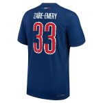 Exklusive psg nike dri-fit adv heimspieltrikot 2024-25 mit cup-aufdruck zaire-emery 33 Kollektion – Premium Paris Saint Germain Trikots