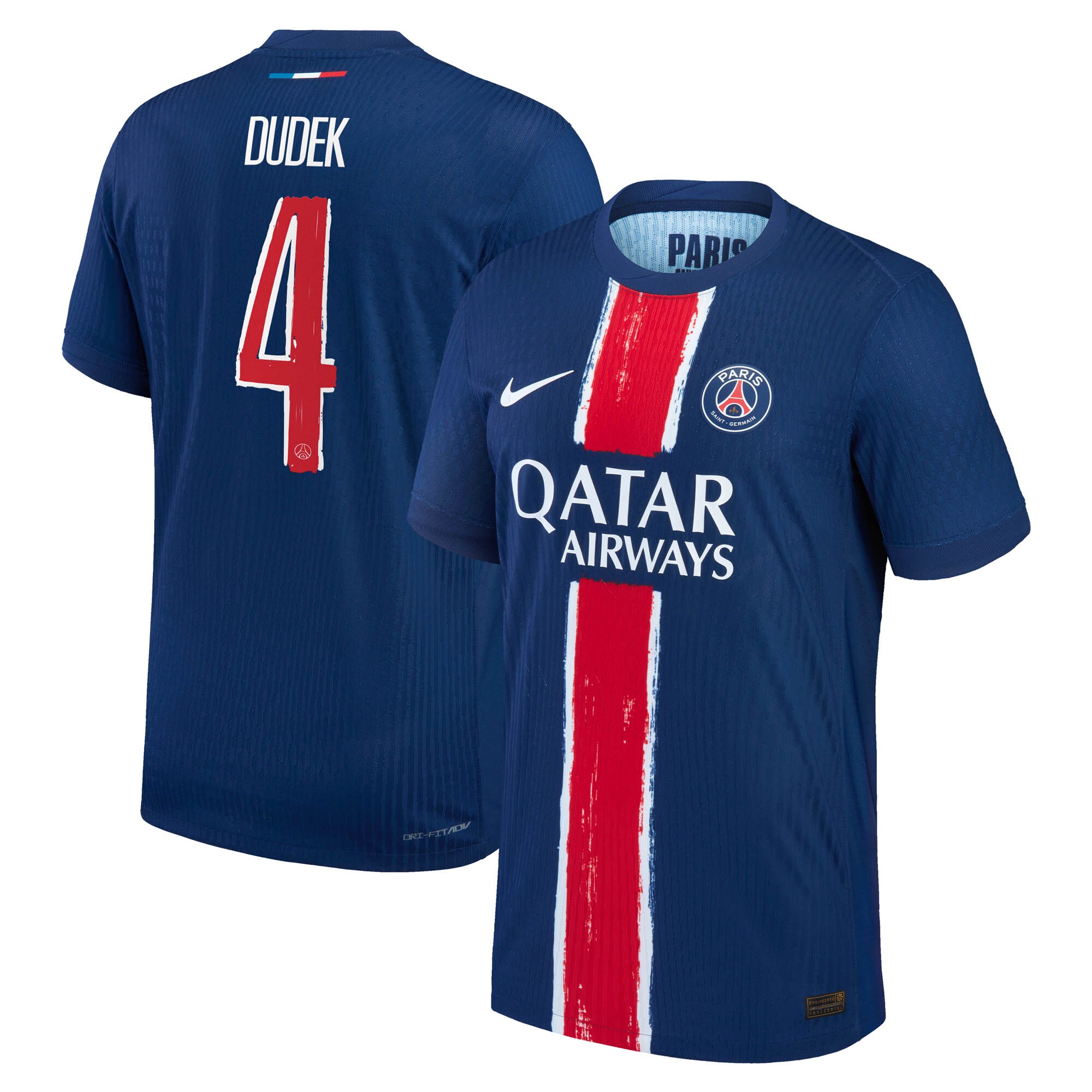 Exklusive psg nike dri-fit adv heimspieltrikot 2024-25 mit dudek 4-aufdruck Kollektion – Premium Paris Saint Germain Trikots