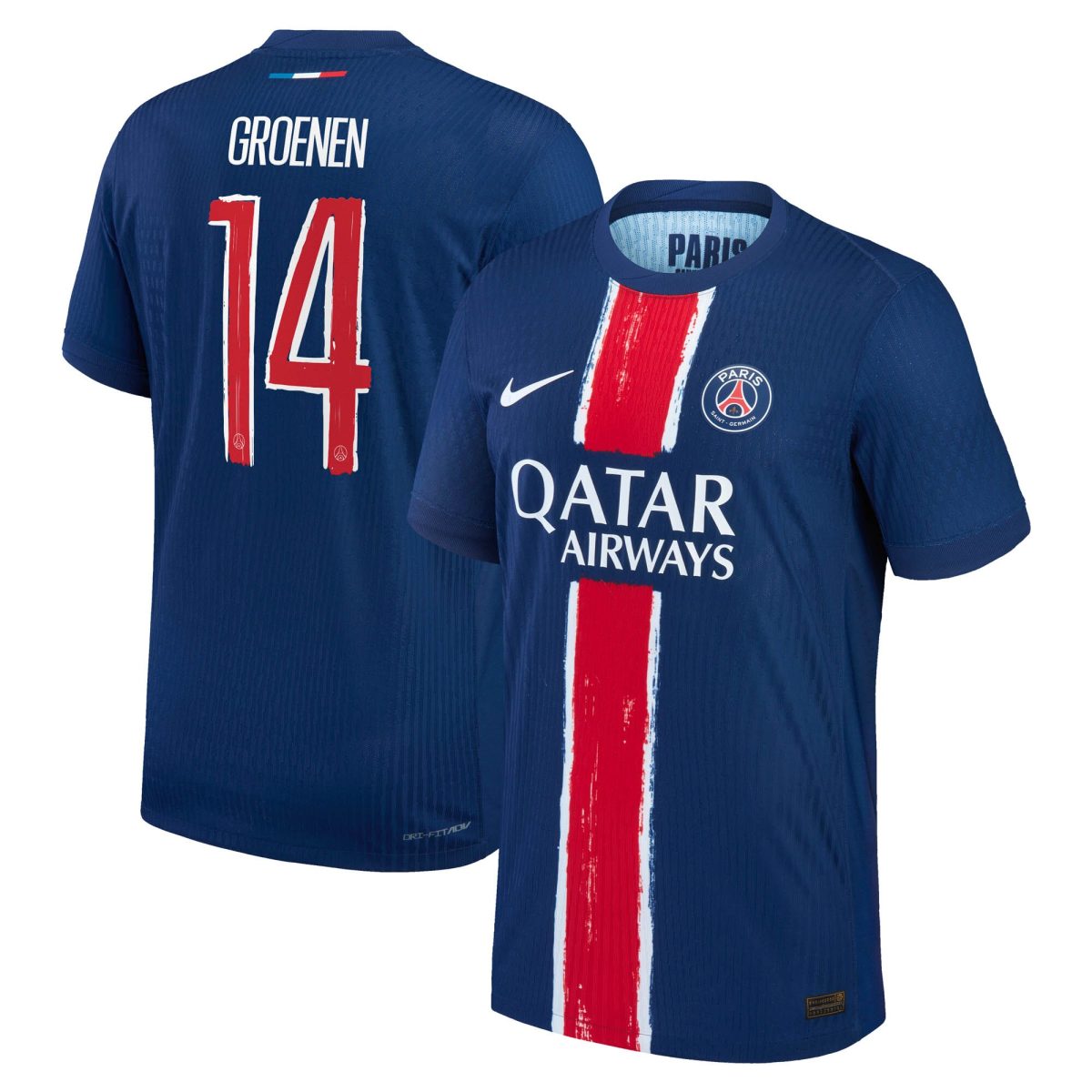 Exklusive psg nike dri-fit adv heimspieltrikot 2024-25 mit groenen 14-aufdruck Kollektion – Premium Paris Saint Germain Trikots