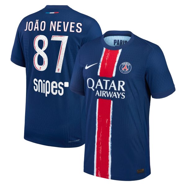 Exklusive psg nike dri-fit adv heimspieltrikot 2024-25 mit joao neves 87-aufdruck Kollektion – Premium Paris Saint Germain Trikots