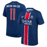 Exklusive psg nike dri-fit adv heimspieltrikot 2024-25 mit martens-van leer 11-aufdruck Kollektion – Premium Paris Saint Germain Trikots