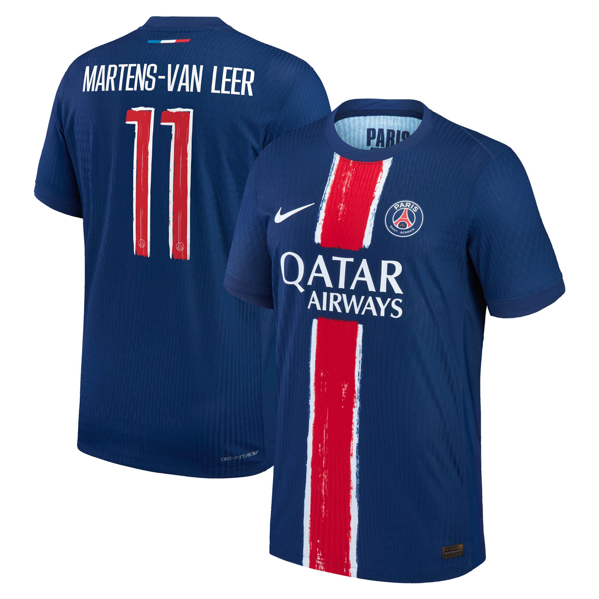 Exklusive psg nike dri-fit adv heimspieltrikot 2024-25 mit martens-van leer 11-aufdruck Kollektion – Premium Paris Saint Germain Trikots