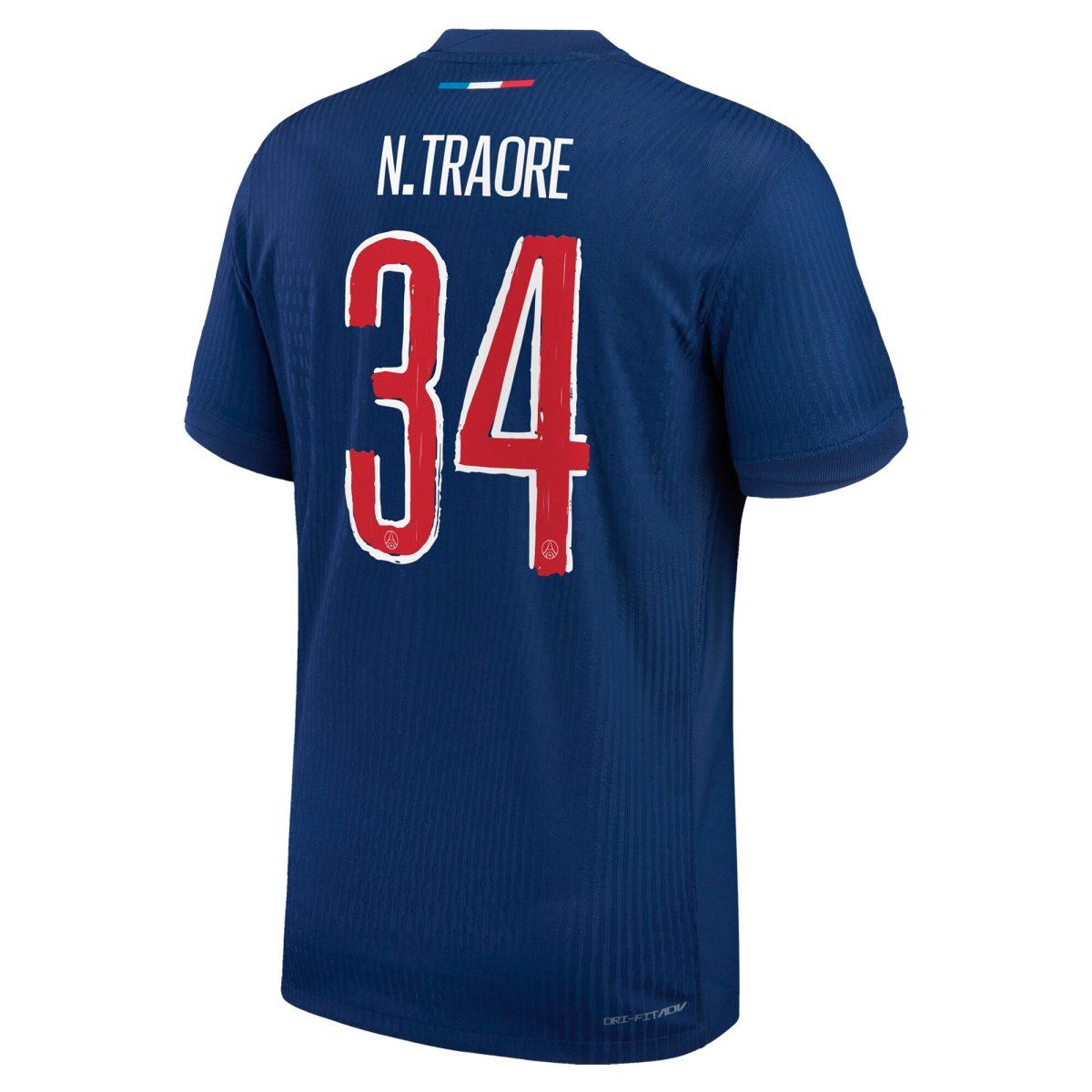Exklusive psg nike dri-fit adv heimspieltrikot 2024-25 mit n.traore 34-aufdruck Kollektion – Premium Paris Saint Germain Trikots