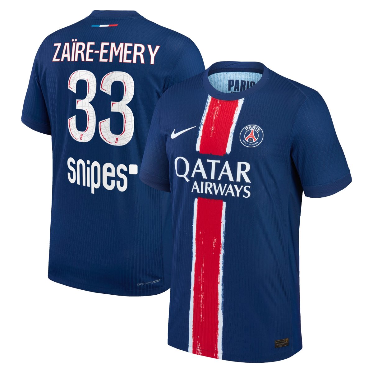 Exklusive psg nike dri-fit adv heimspieltrikot 2024-25 mit zaire-emery 33-aufdruck Kollektion – Premium Paris Saint Germain Trikots