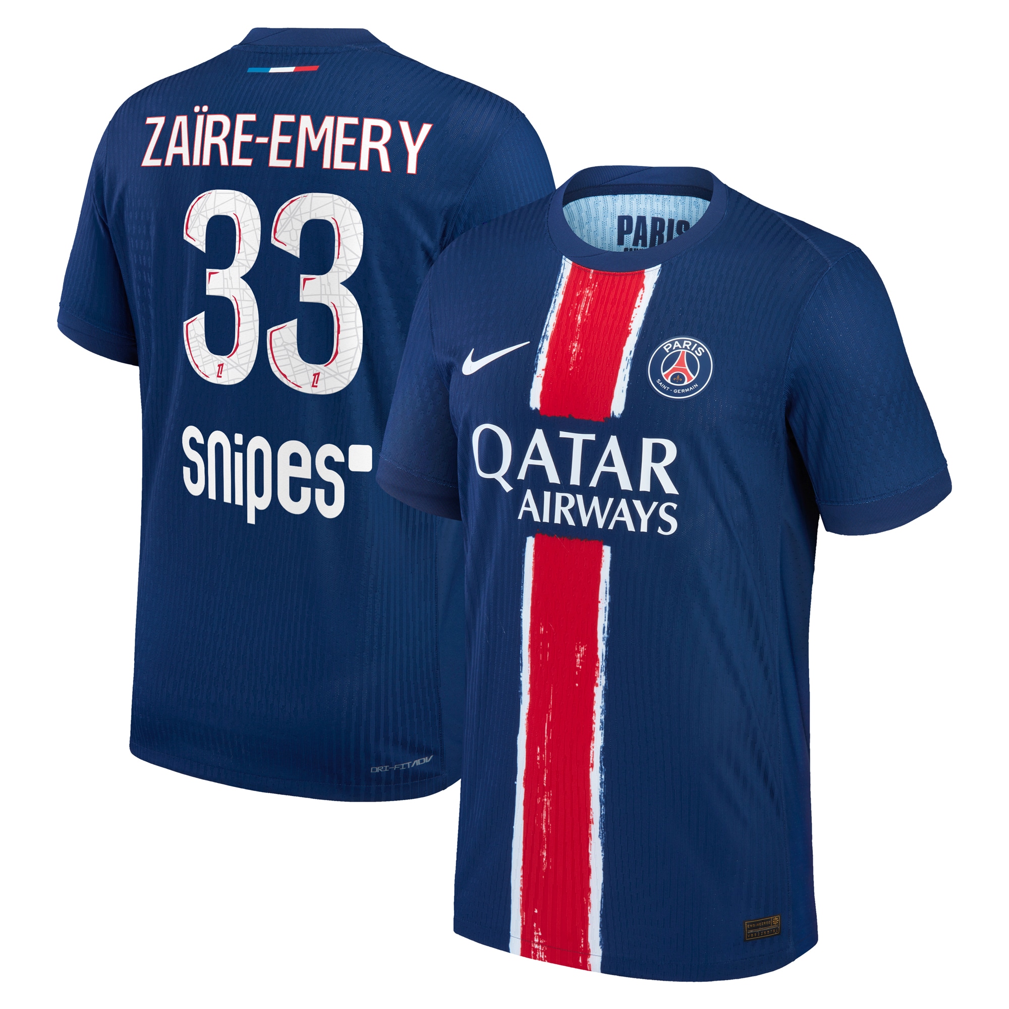 Exklusive psg nike dri-fit adv heimspieltrikot 2024-25 mit zaire-emery 33-aufdruck Kollektion – Premium Paris Saint Germain Trikots