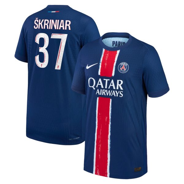 Exklusive psg nike dri-fit adv heimspieltrikot 2024-25 – kinder mit skriniar 37-aufdruck Kollektion – Premium Paris Saint Germain Trikots