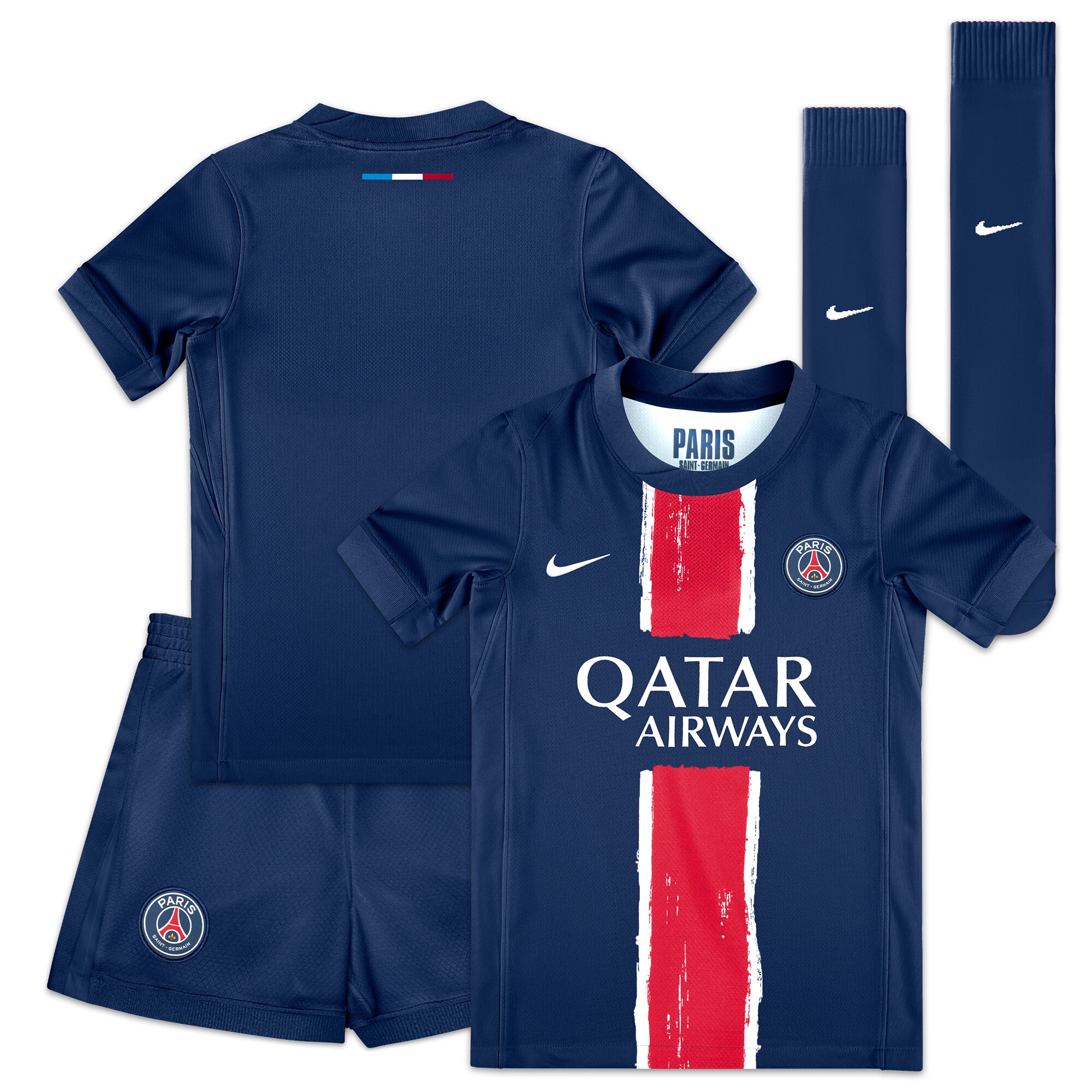 Exklusive psg nike heimstadion mini-trikot 2024-25 – kleine kinder mit personalisieren druck Kollektion – Premium Paris Saint Germain Trikots