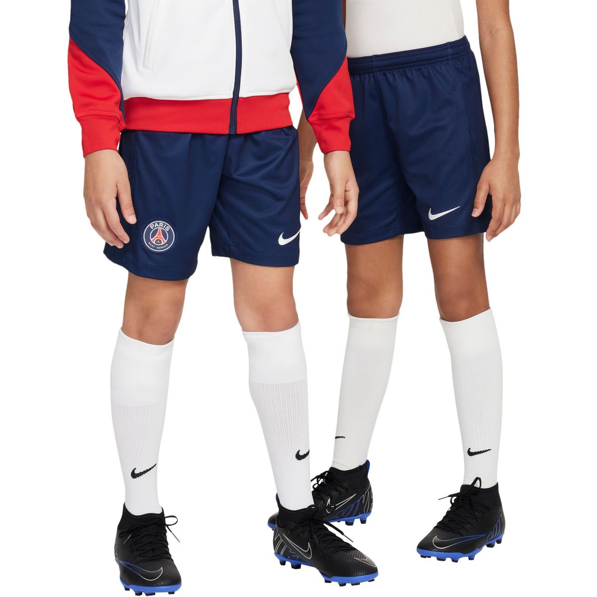 Exklusive psg nike heimstadion-shorts 2024-25 – kinder mit personalisieren druck Kollektion – Premium Paris Saint Germain Trikots
