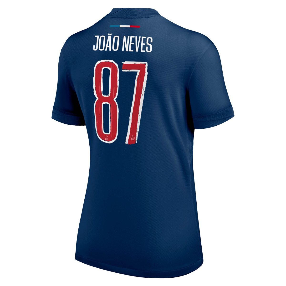 Exklusive psg nike heimstadiontrikot 2024-25 – damen mit cup-aufdruck joao neves 87 Kollektion – Premium Paris Saint Germain Trikots