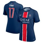 Exklusive psg nike heimstadiontrikot 2024-25 – damen mit cup-aufdruck vitinha 17 Kollektion – Premium Paris Saint Germain Trikots