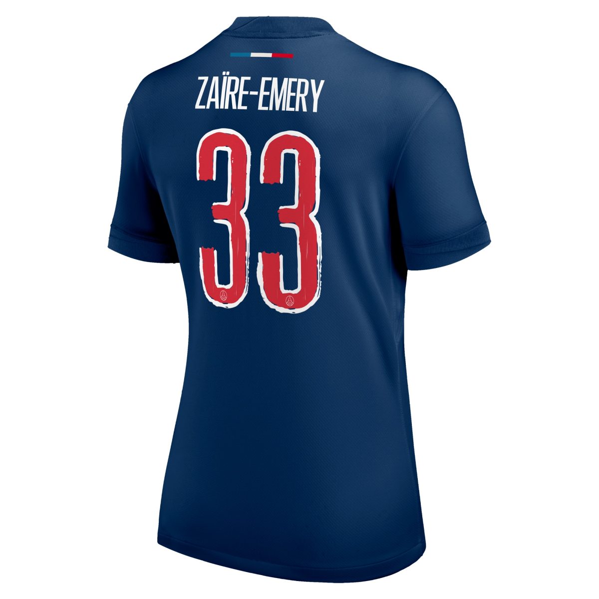 Exklusive psg nike heimstadiontrikot 2024-25 – damen mit cup-aufdruck zaire-emery 33 Kollektion – Premium Paris Saint Germain Trikots