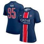 Exklusive psg nike heimstadiontrikot 2024-25 – damen mit fazer 95-aufdruck Kollektion – Premium Paris Saint Germain Trikots