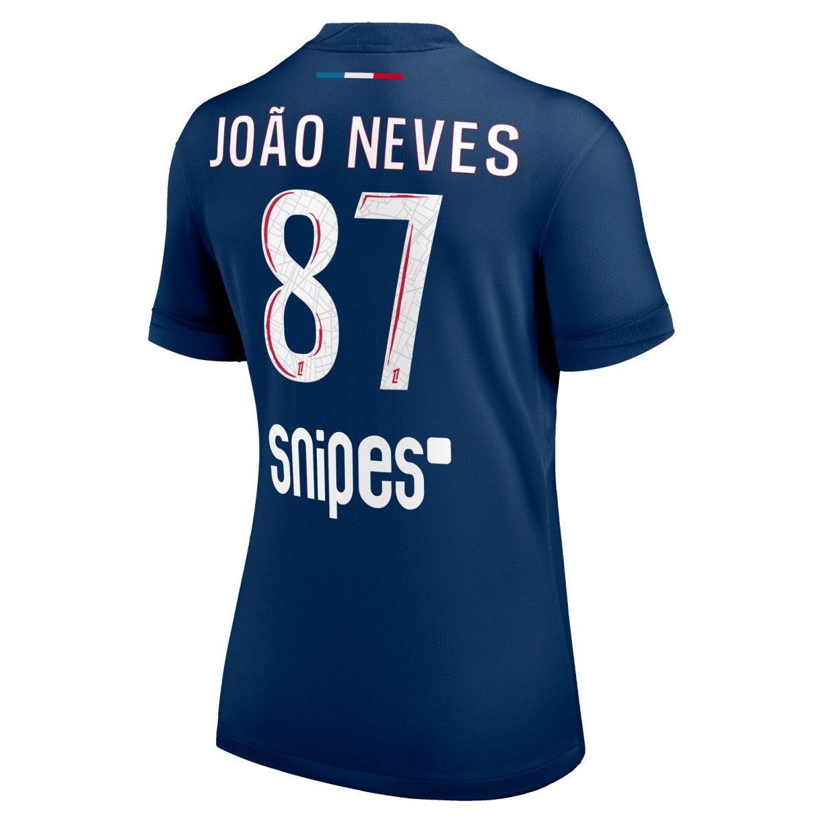 Exklusive psg nike heimstadiontrikot 2024-25 – damen mit joao neves 87-aufdruck Kollektion – Premium Paris Saint Germain Trikots