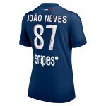 Exklusive psg nike heimstadiontrikot 2024-25 – damen mit joao neves 87-aufdruck Kollektion – Premium Paris Saint Germain Trikots