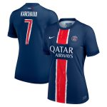 Exklusive psg nike heimstadiontrikot 2024-25 – damen mit karchaoui 7-aufdruck Kollektion – Premium Paris Saint Germain Trikots