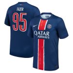 Exklusive psg nike heimstadiontrikot 2024-25 – kinder mit fazer 95-aufdruck Kollektion – Premium Paris Saint Germain Trikots