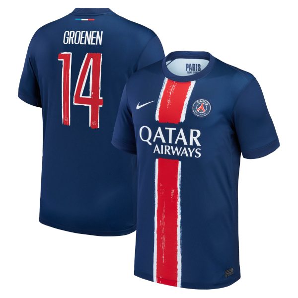 Exklusive psg nike heimstadiontrikot 2024-25 – kinder mit groenen 14-aufdruck Kollektion – Premium Paris Saint Germain Trikots