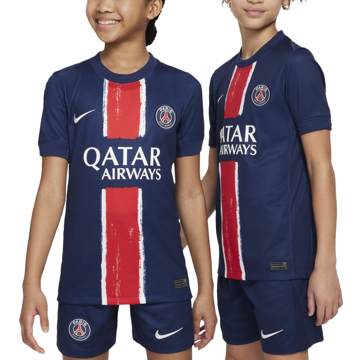 Exklusive psg nike heimstadiontrikot 2024-25 – kinder mit personalisieren druck Kollektion – Premium Paris Saint Germain Trikots