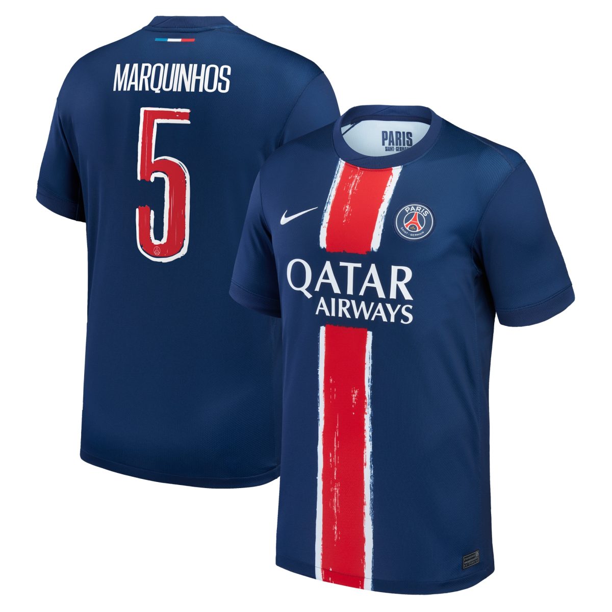Exklusive psg nike heimstadiontrikot 2024-25 mit cup-aufdruck marquinhos 5 Kollektion – Premium Paris Saint Germain Trikots