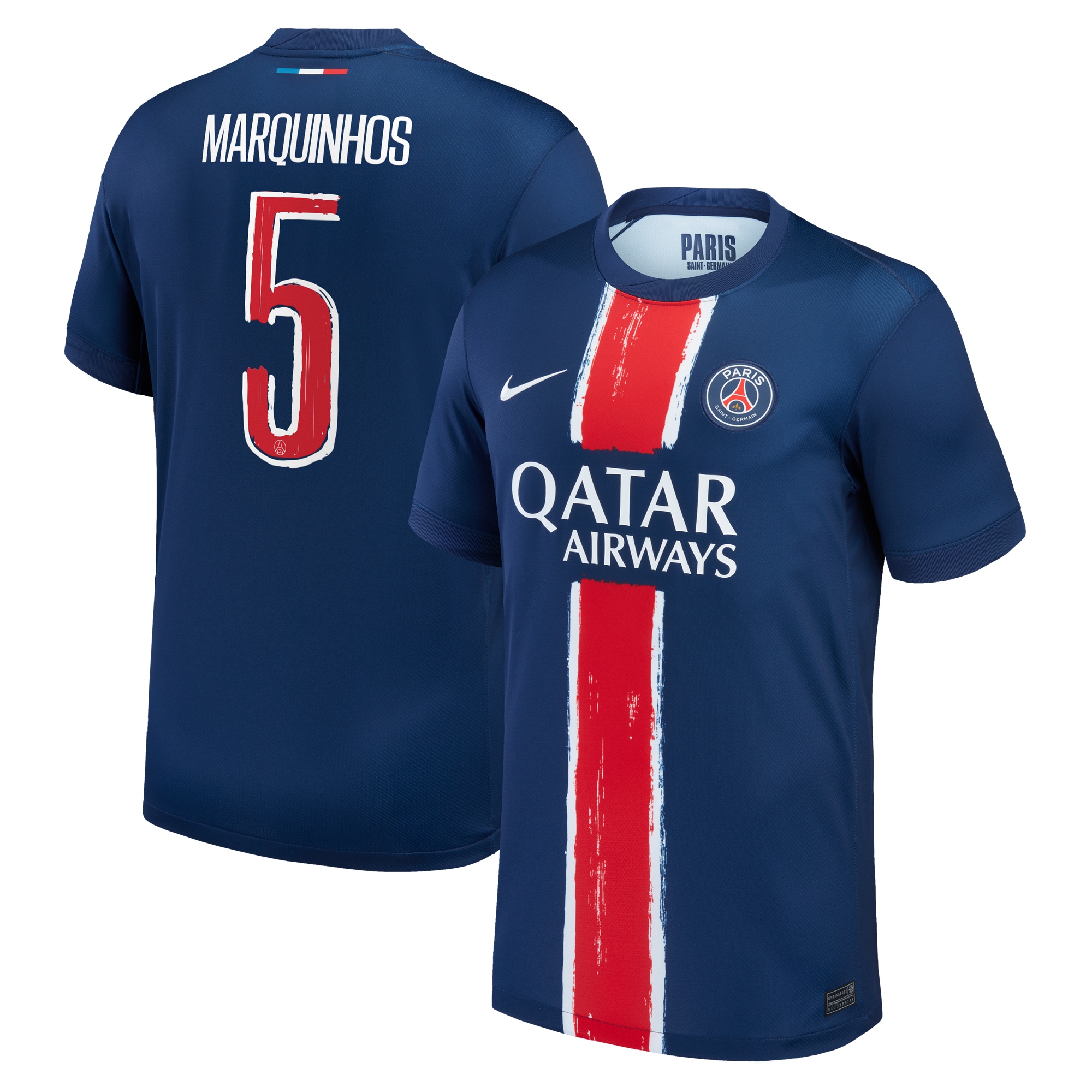 Exklusive psg nike heimstadiontrikot 2024-25 mit cup-aufdruck marquinhos 5 Kollektion – Premium Paris Saint Germain Trikots