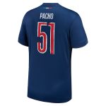 Exklusive psg nike heimstadiontrikot 2024-25 mit cup-aufdruck pacho 51 Kollektion – Premium Paris Saint Germain Trikots