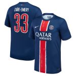 Exklusive psg nike heimstadiontrikot 2024-25 mit cup-aufdruck zaire-emery 33 Kollektion – Premium Paris Saint Germain Trikots