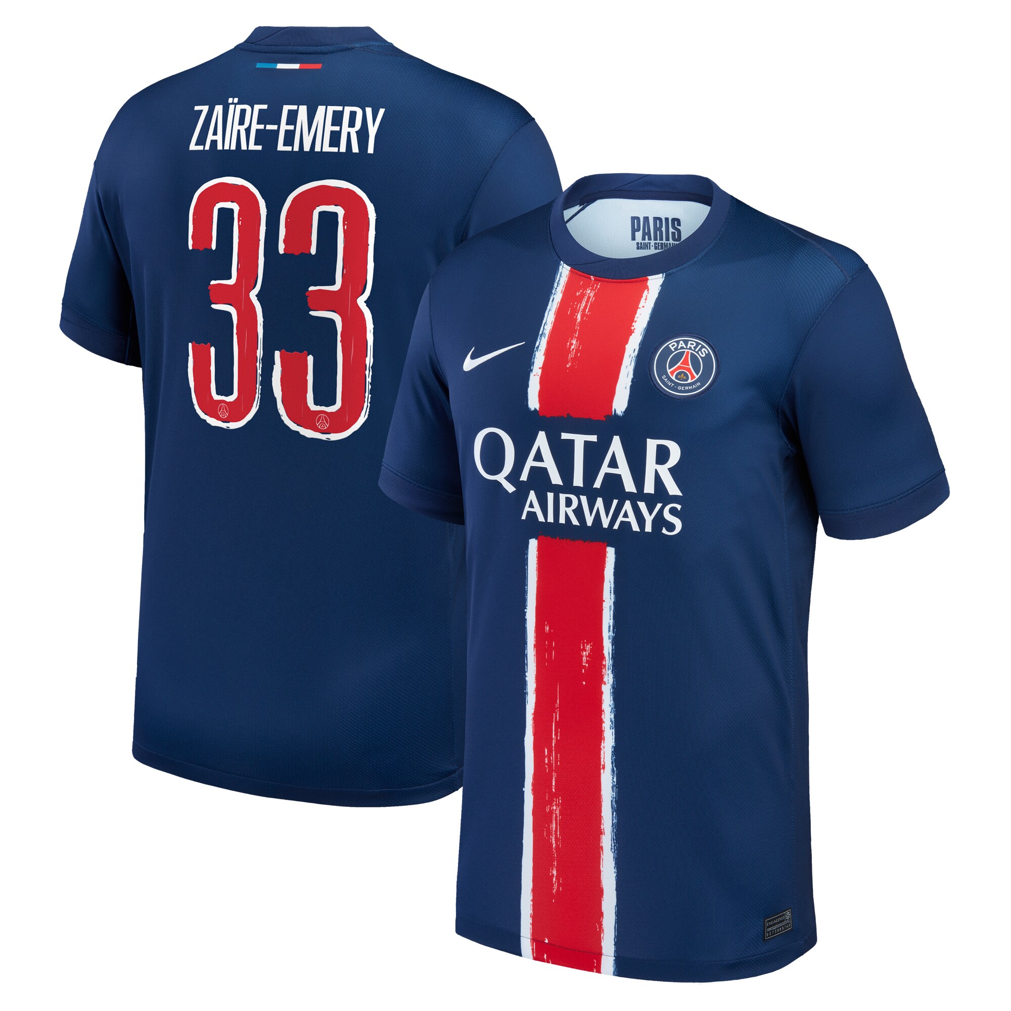 Exklusive psg nike heimstadiontrikot 2024-25 mit cup-aufdruck zaire-emery 33 Kollektion – Premium Paris Saint Germain Trikots