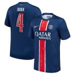 Exklusive psg nike heimstadiontrikot 2024-25 mit dudek 4-aufdruck Kollektion – Premium Paris Saint Germain Trikots