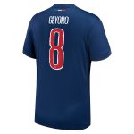 Exklusive psg nike heimstadiontrikot 2024-25 mit geyoro 8-aufdruck Kollektion – Premium Paris Saint Germain Trikots
