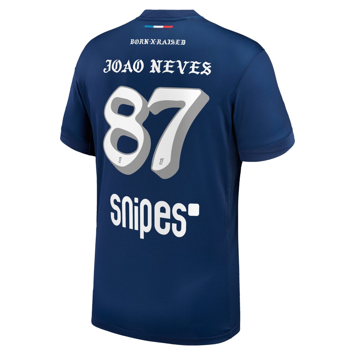 Exklusive psg nike heimstadiontrikot 2024-25 mit joão neves 87 born x raised-aufdruck Kollektion – Premium Paris Saint Germain Trikots