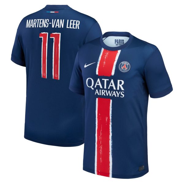 Exklusive psg nike heimstadiontrikot 2024-25 mit martens-van leer 11-aufdruck Kollektion – Premium Paris Saint Germain Trikots