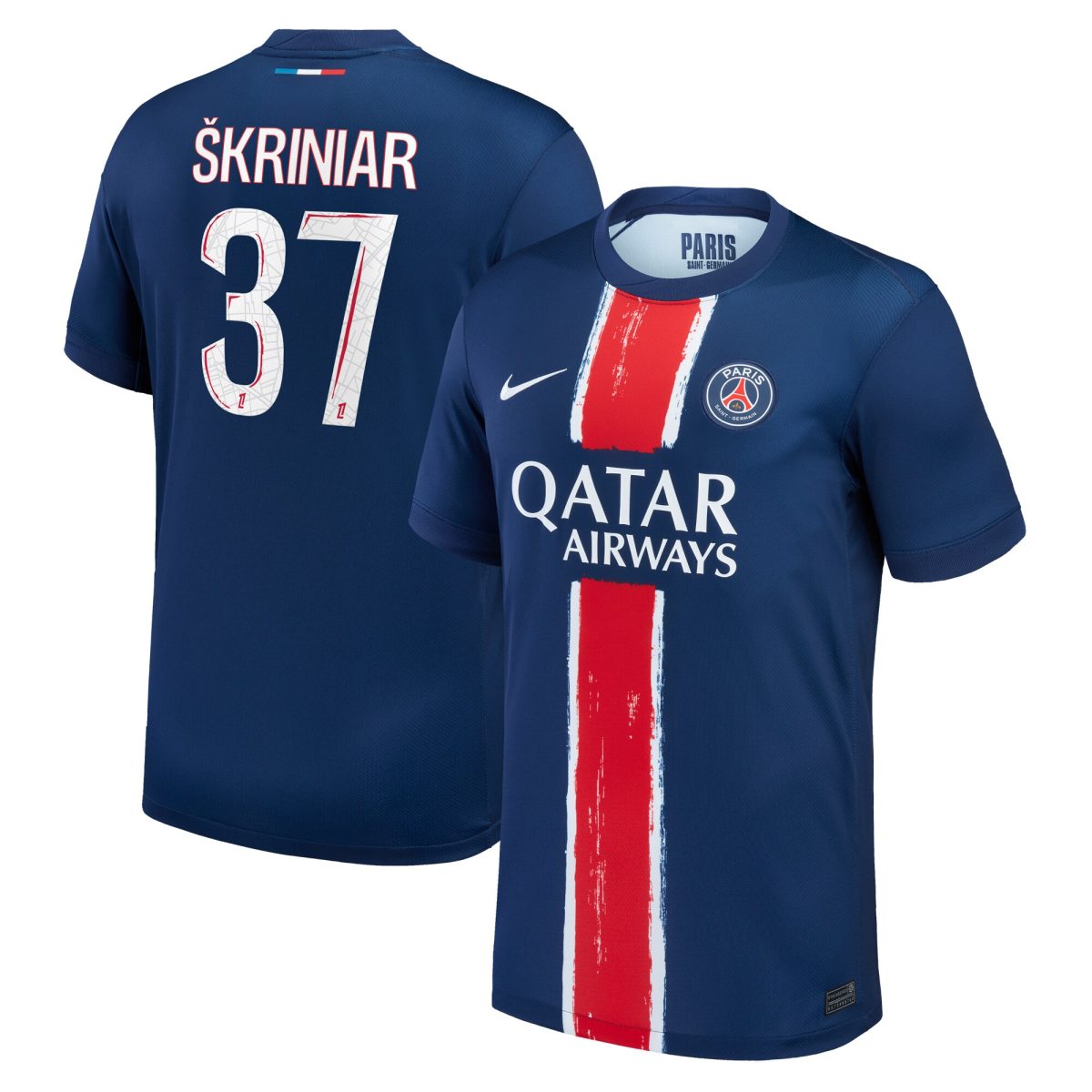 Exklusive psg nike heimstadiontrikot 2024-25 mit skriniar 37-aufdruck Kollektion – Premium Paris Saint Germain Trikots