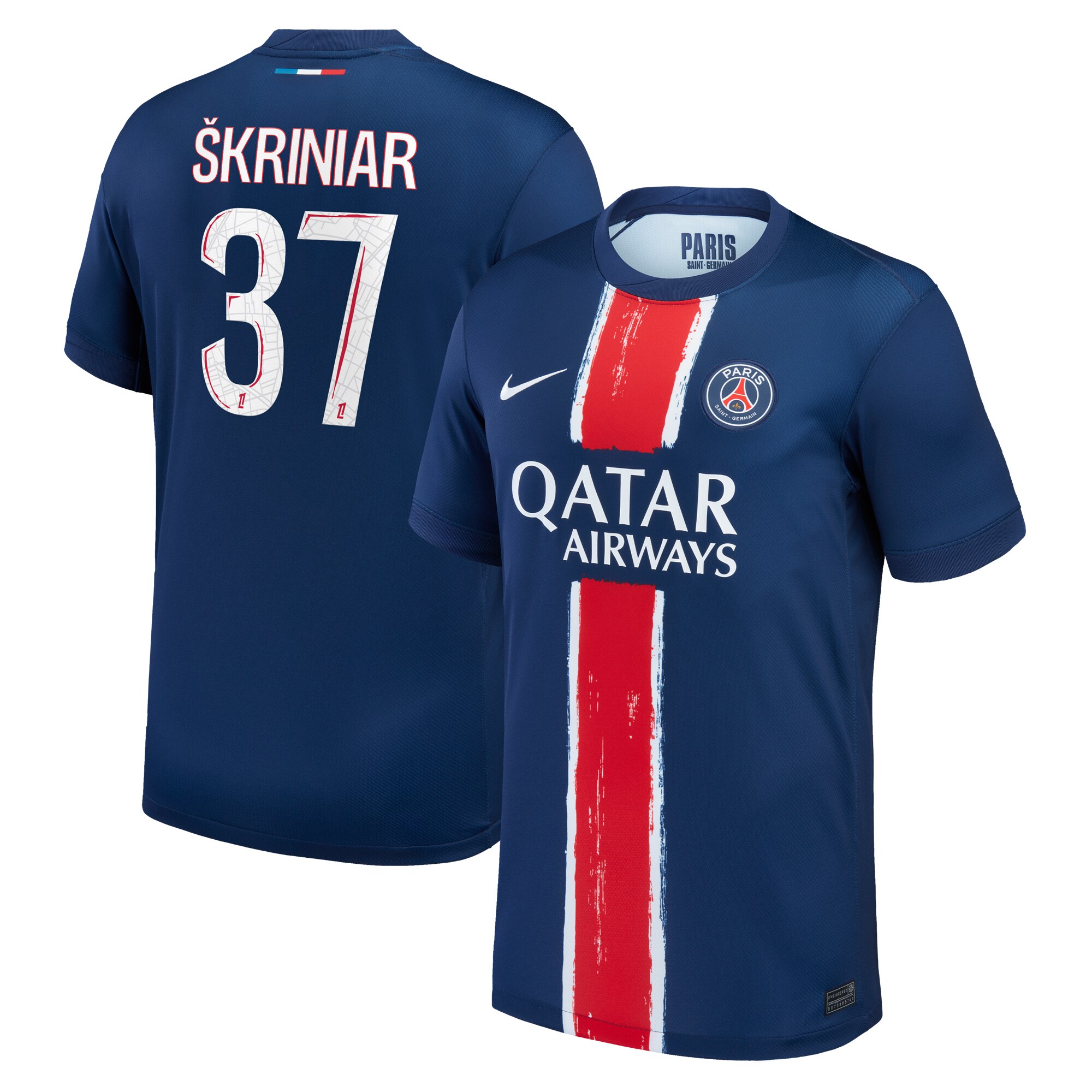 Exklusive psg nike heimstadiontrikot 2024-25 mit skriniar 37-aufdruck Kollektion – Premium Paris Saint Germain Trikots