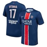 Exklusive psg nike heimstadiontrikot 2024-25 mit vitinha 17-aufdruck Kollektion – Premium Paris Saint Germain Trikots