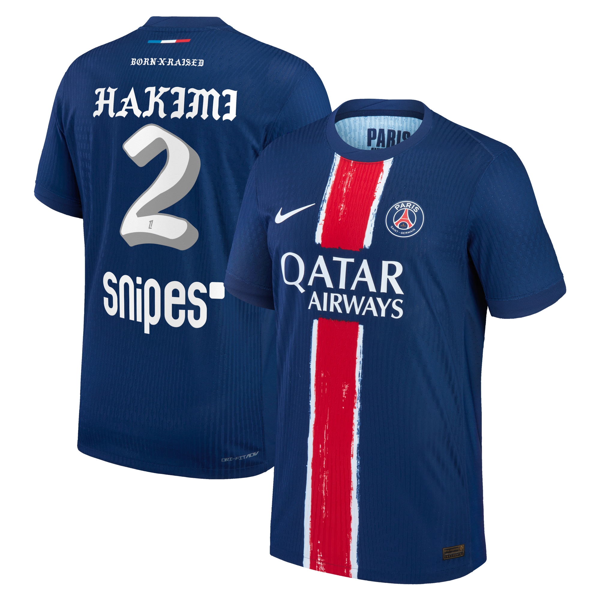 Exklusive psg nike heimtrikot dri-fit adv match 2024–25 mit born x raised-aufdruck hakimi 2 Kollektion – Premium Paris Saint Germain Trikots