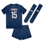 Exklusive psg nike mini-heimtrikot 2024–25 – kleine kinder mit danilo 15-aufdruck Kollektion – Premium Paris Saint Germain Trikots