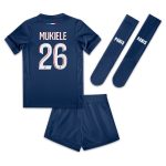 Exklusive psg nike mini-heimtrikot 2024–25 – kleine kinder mit mukiele 26-aufdruck Kollektion – Premium Paris Saint Germain Trikots