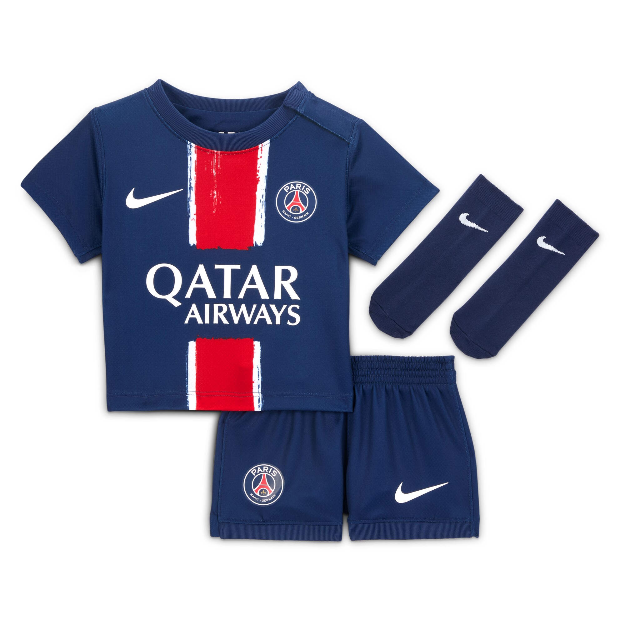 Exklusive psg nike mini-heimtrikot 2024–25 – säuglings mit danilo 15-aufdruck Kollektion – Premium Paris Saint Germain Trikots