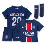 Exklusive psg nike mini-heimtrikot 2024–25 – säuglings mit g.moscardo 20-aufdruck Kollektion – Premium Paris Saint Germain Trikots