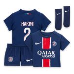 Exklusive psg nike mini-heimtrikot 2024–25 – säuglings mit hakimi 2-aufdruck Kollektion – Premium Paris Saint Germain Trikots