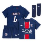 Exklusive psg nike mini-heimtrikot 2024–25 – säuglings mit ugarte 4-aufdruck Kollektion – Premium Paris Saint Germain Trikots
