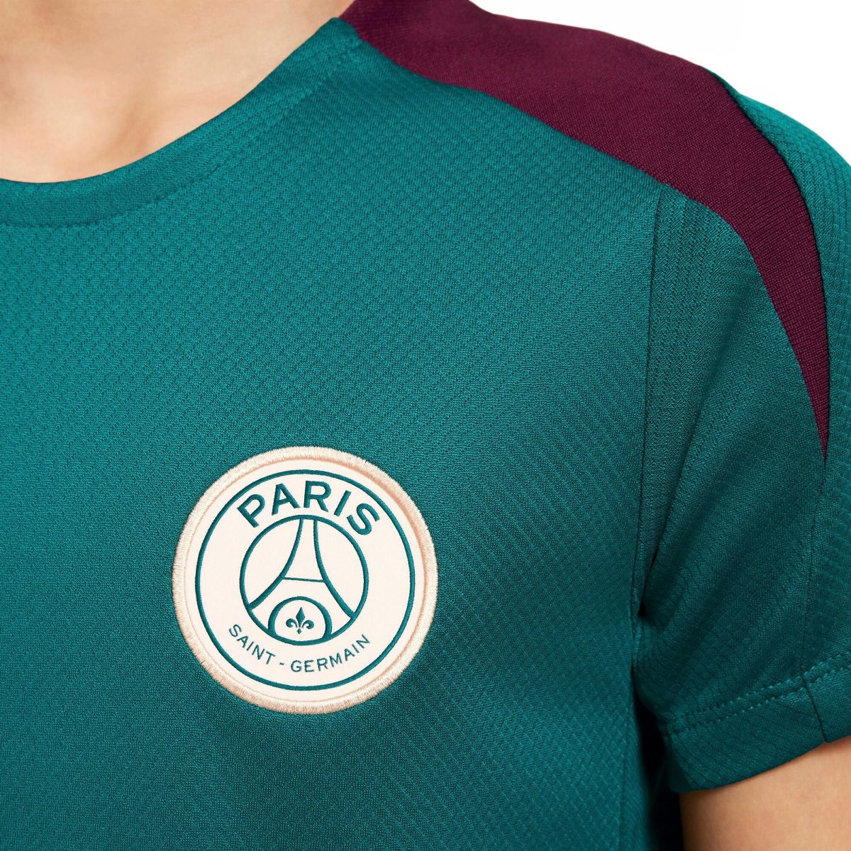 Exklusive psg nike strike trainingsoberteil – blaugrün – kinder Kollektion – Premium Paris Saint Germain Trikots