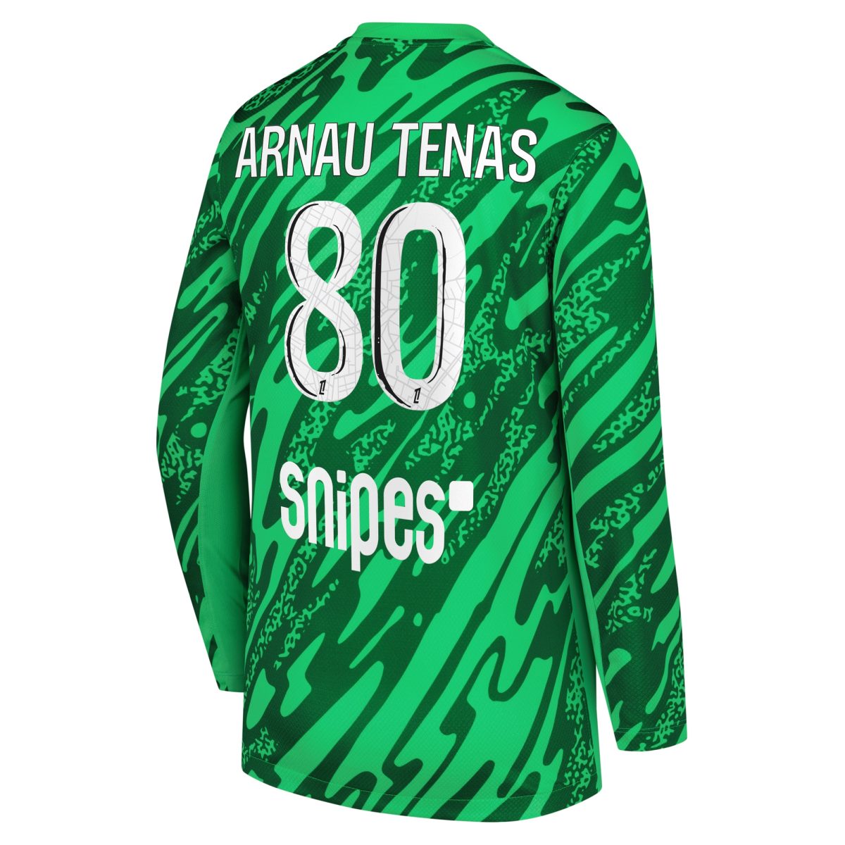 Exklusive psg nike torwart-stadiontrikot 2024-25 – kinder mit arnau tenas 80-aufdruck Kollektion – Premium Paris Saint Germain Trikots