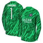 Exklusive psg nike torwart-stadiontrikot 2024-25 – kinder mit cup-aufdruck donnarumma 1 Kollektion – Premium Paris Saint Germain Trikots