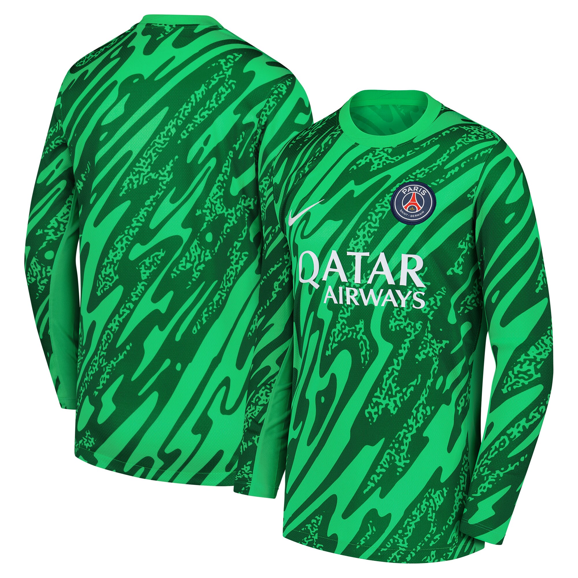 Exklusive psg nike torwart-stadiontrikot 2024-25 – kinder mit personalisieren druck Kollektion – Premium Paris Saint Germain Trikots
